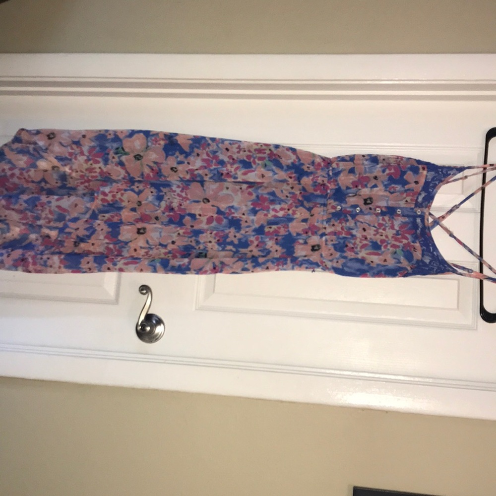 Flower high low dress!